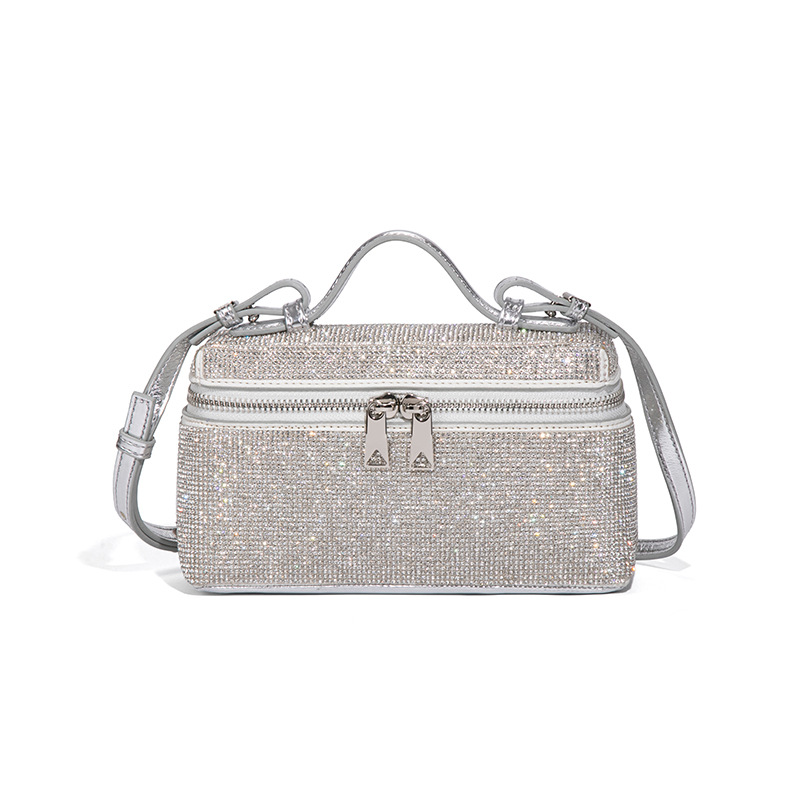 Women Vanity Bags - Bolso Bandolera de Estrás 20cm Bolso