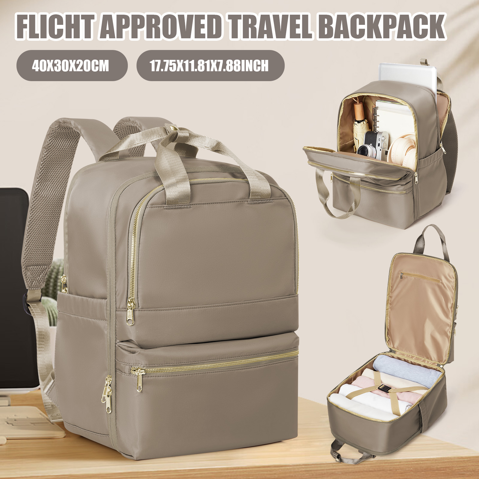 Women Bags Casual - Mochila de viaje Ryanair 40x30x20 para
