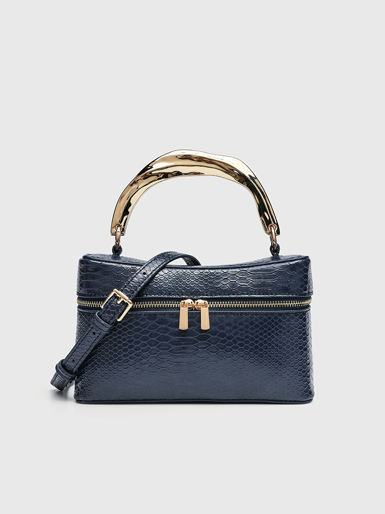 Women Vanity Bags - Bolso de piel sintética con estampado