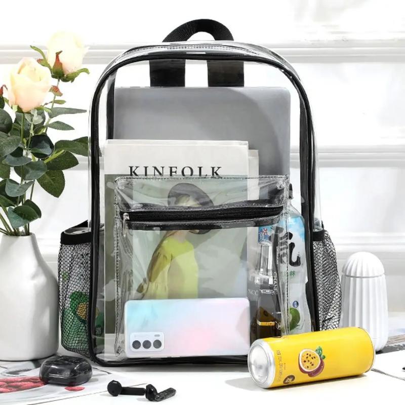 Women Bags Large - Mochila Deportiva de PVC Transparente para