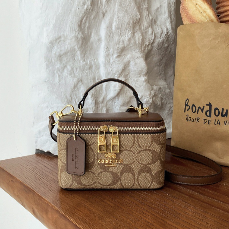 Women Vanity Bags - Bolso de mano vintage para mujer