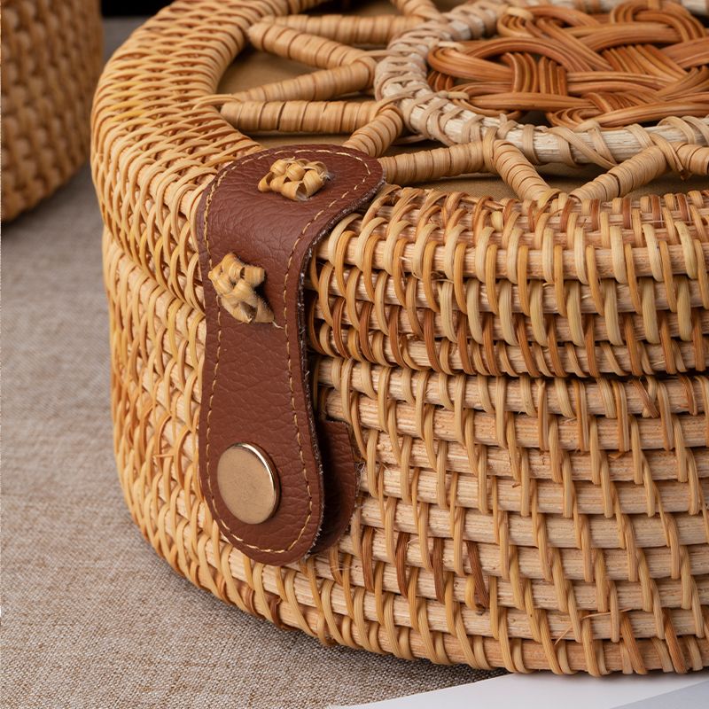 Bolso de mimbre hecho a mano d - Women Bags Vietnam reseña y precio
