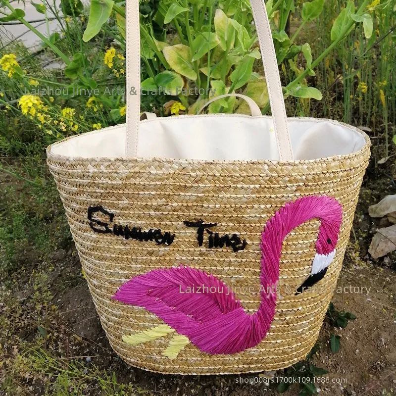 Bolso de mano de paja de trigo - Women Bags Large reseña y precio