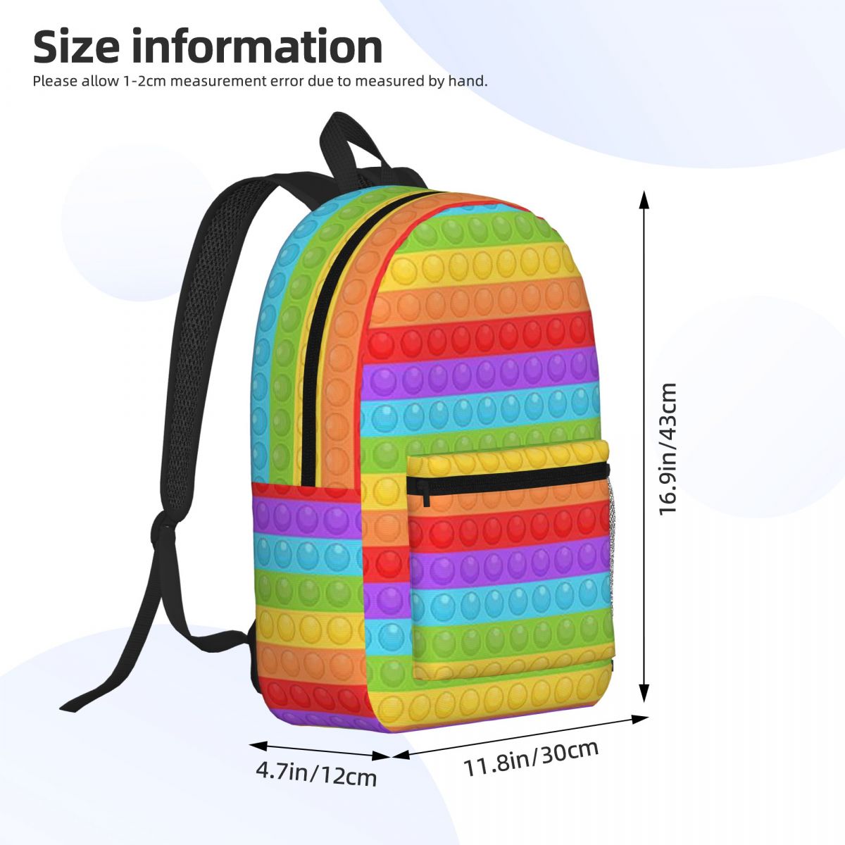 Mochila Premium Vector Pop It  - Women Bags Vector reseña y precio