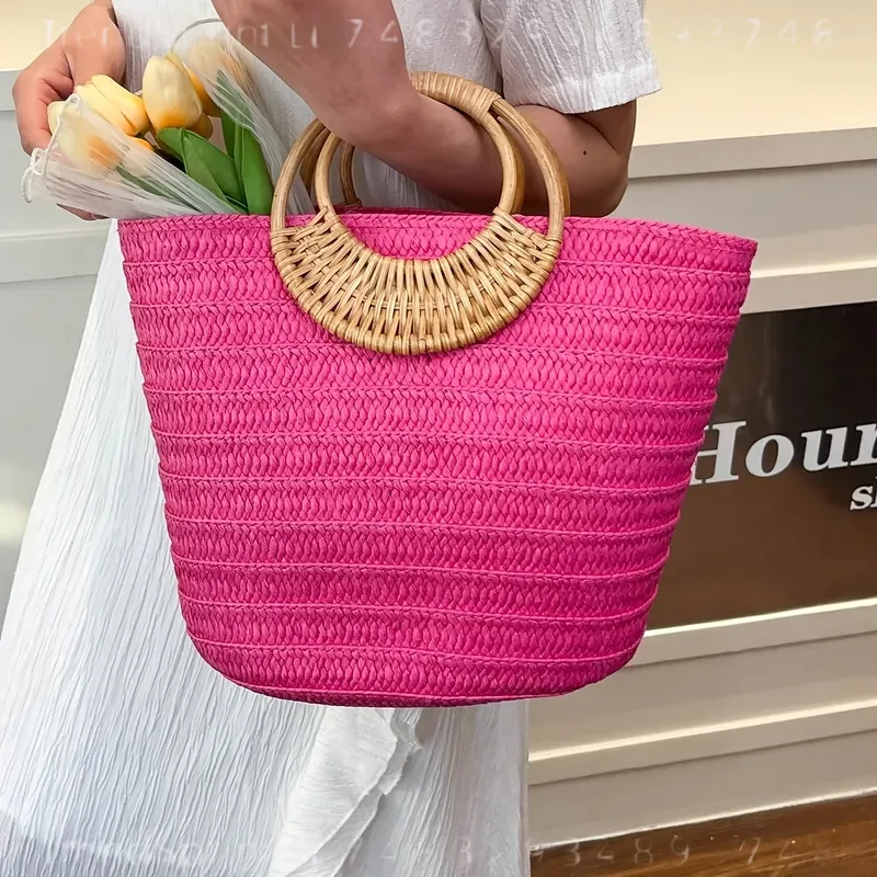 Bolso de mano de papel tejido  - Women Bags Large reseña y precio