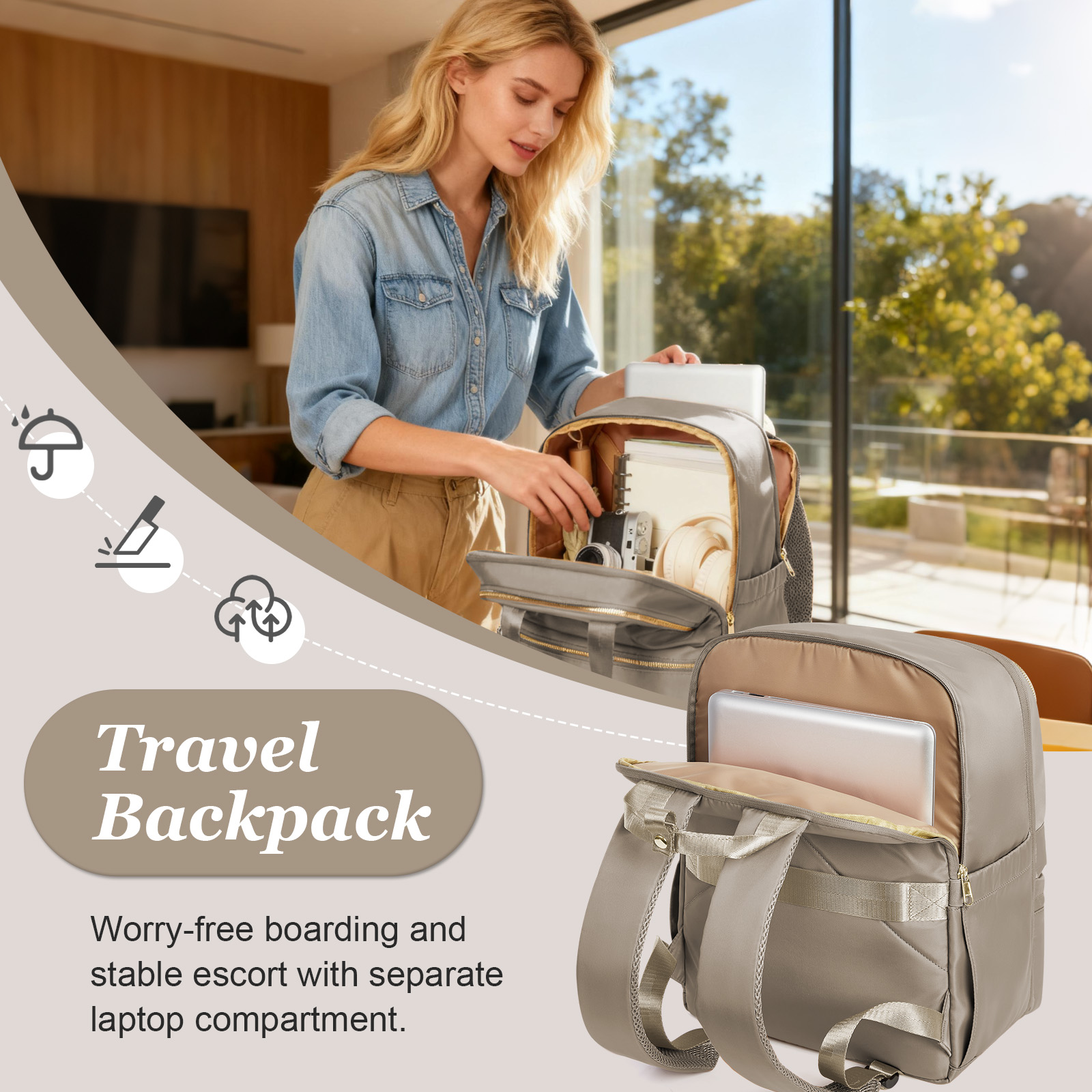 Mochila de viaje Ryanair 40x30 - Women Bags Casual reseña y precio