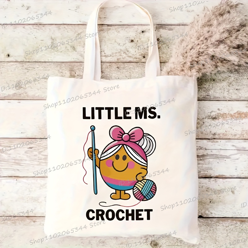 Bolsos de mano de lona durader - Crochet Market Bag reseña y precio