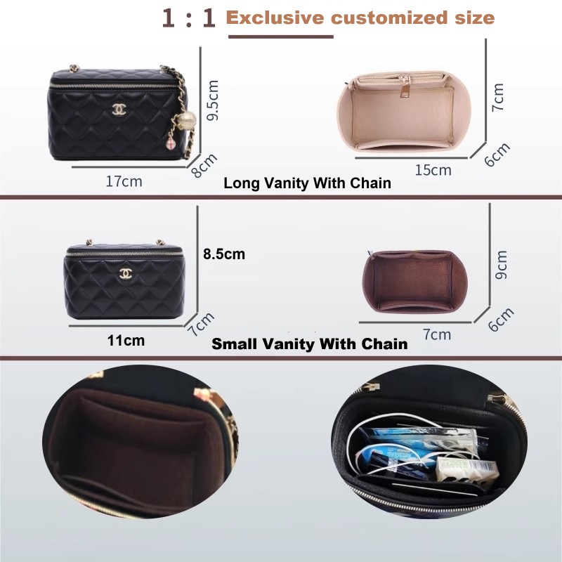 Bolsa organizadora de fieltro  - Women Vanity Bags reseña y precio
