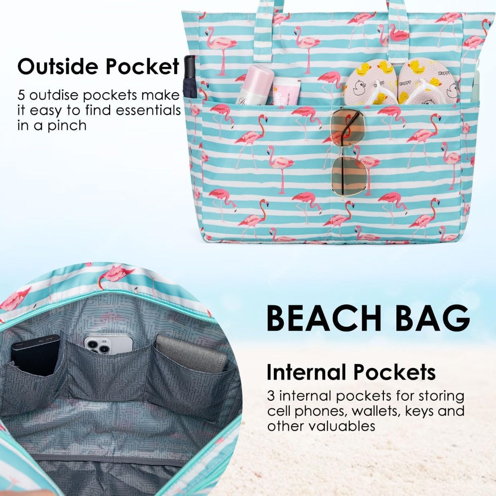 Bolsas de playa para mujer, im - Women Bags Large reseña y precio