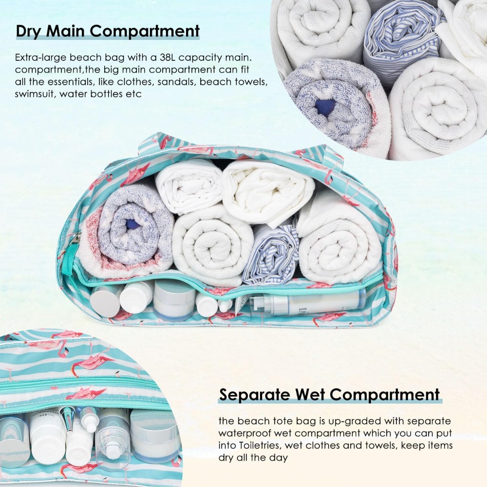 Bolsas de playa para mujer, im - Women Bags Large reseña y precio