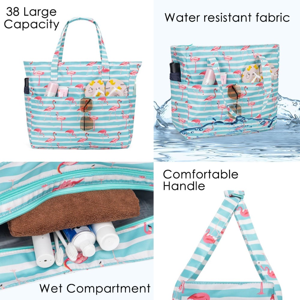 Bolsas de playa para mujer, im - Women Bags Large reseña y precio