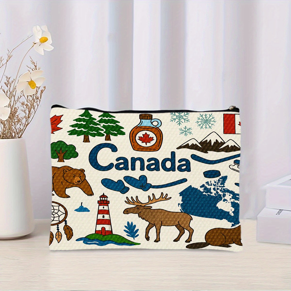Una bolsa de cosméticos con te - Women Bags In Canada reseña y precio