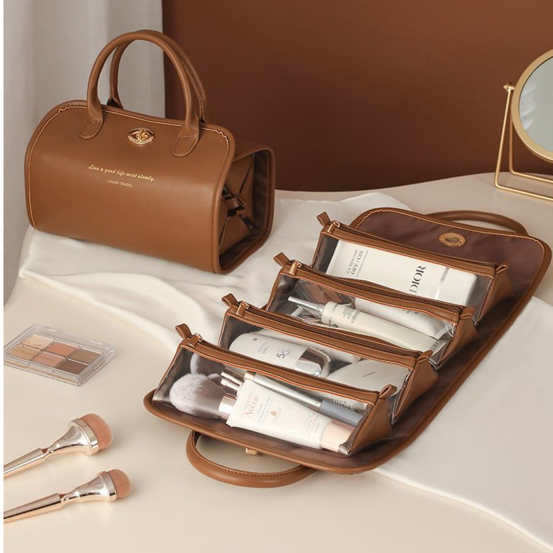 Bolsa de maquillaje 4 en 1, or - Women Vanity Bags reseña y precio