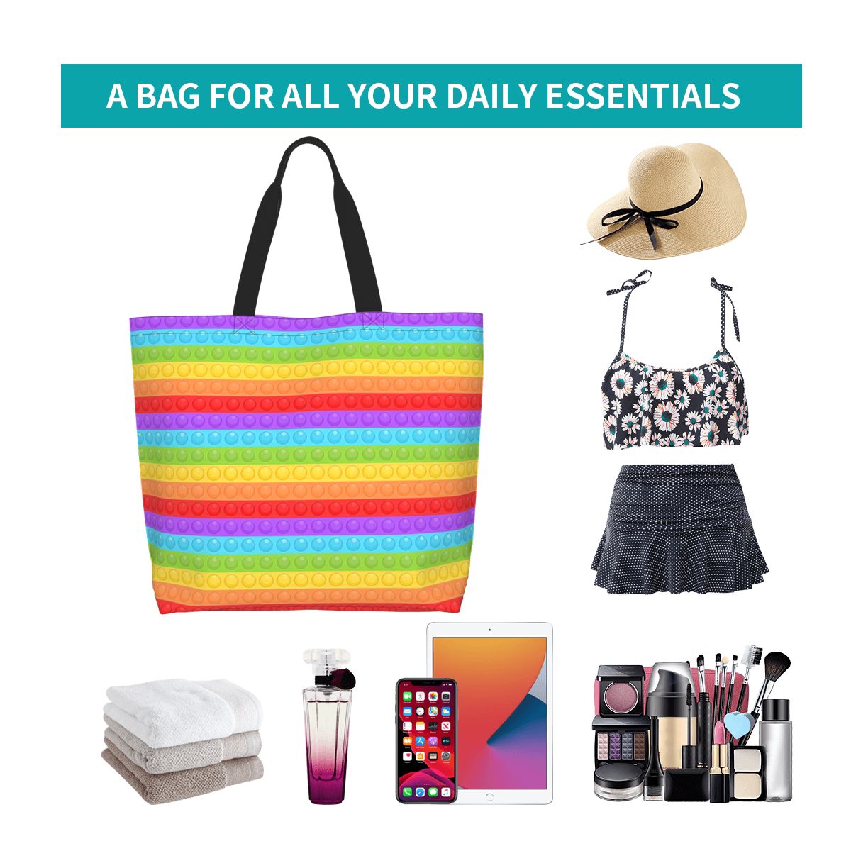 Bolso de compras con patrón si - Women Bags Vector reseña y precio