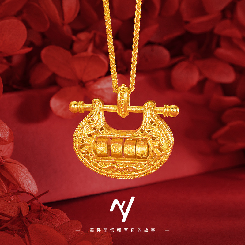 Collar de oro 9999 con colgant - Women Bags Vietnam reseña y precio