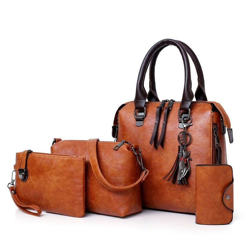 Juego de 4 Bolsos de Color Sól - Women Bags Large reseña y precio